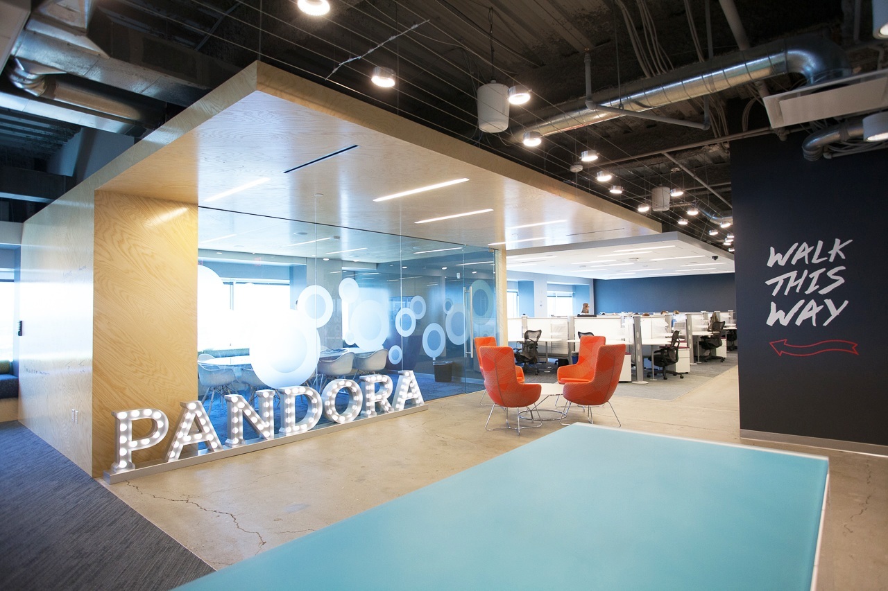 Look Inside Pandora's Sleek Boston Office - Officelovin'