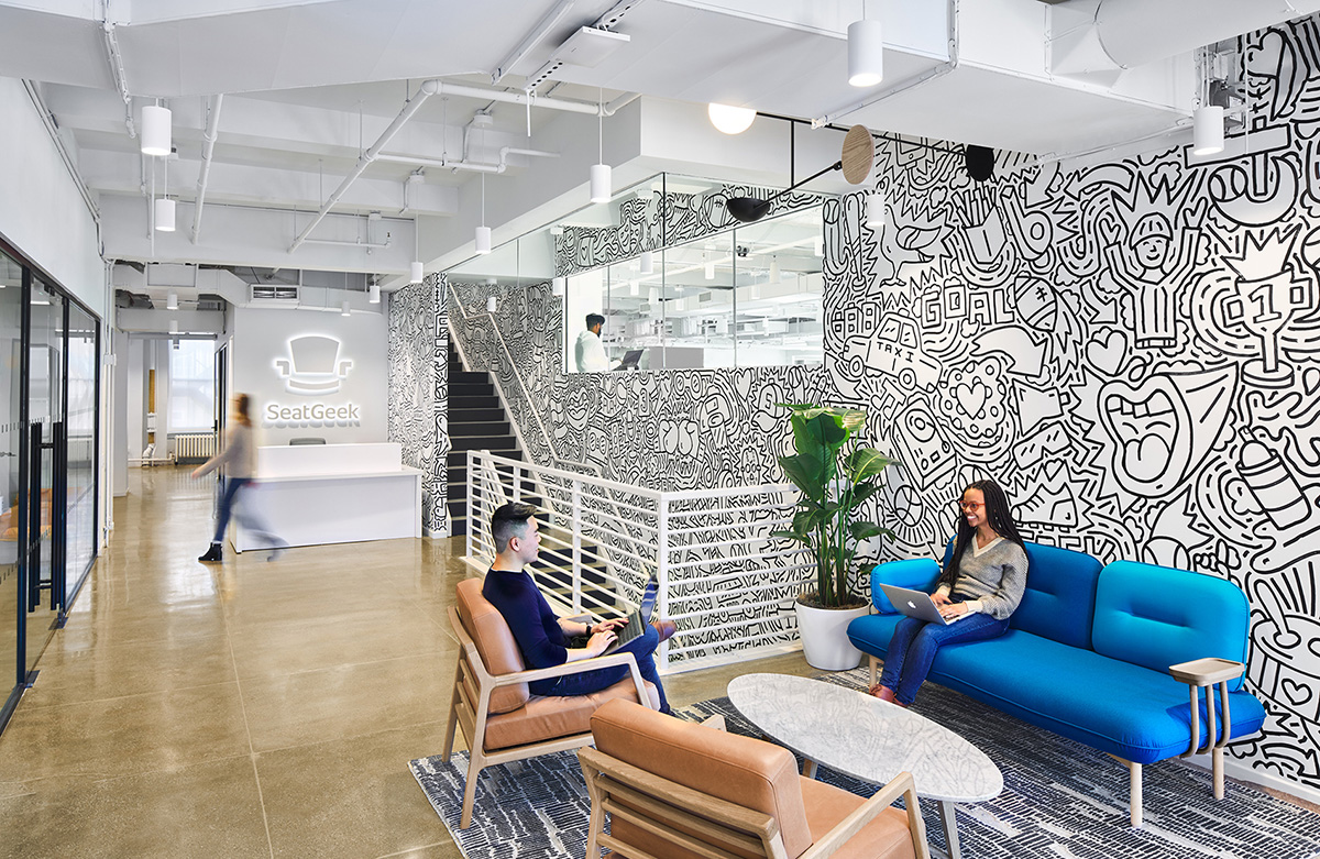 Inside SeatGeek’s Sleek New NYC Office Officelovin'